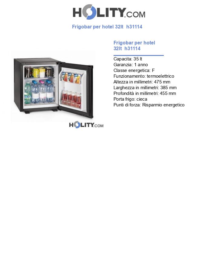 Frigobar per hotel 32lt h31114