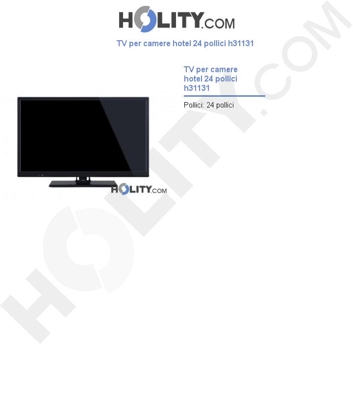 TV per camere hotel 24 pollici h31131