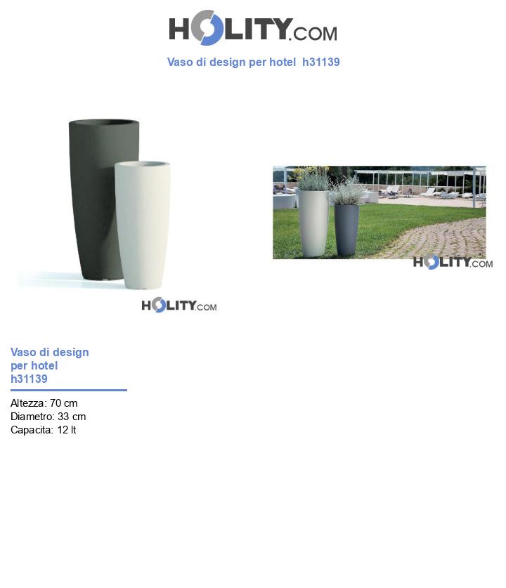Vaso di design per hotel  h31139