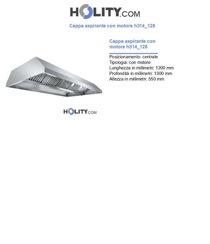 Cappa aspirante con motore h314_128