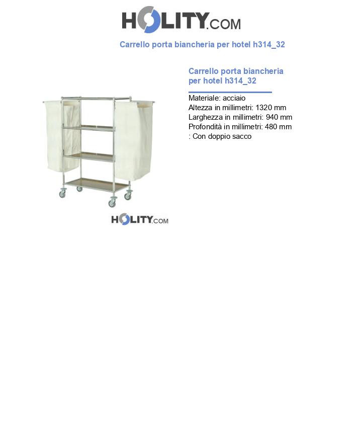 Carrello porta biancheria per hotel h314_32