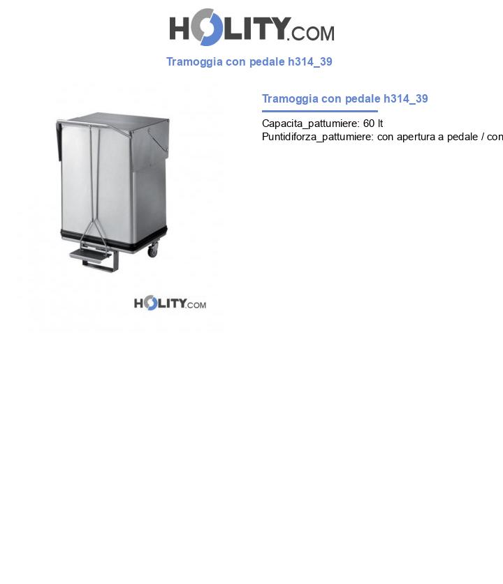 Tramoggia con pedale h314_39