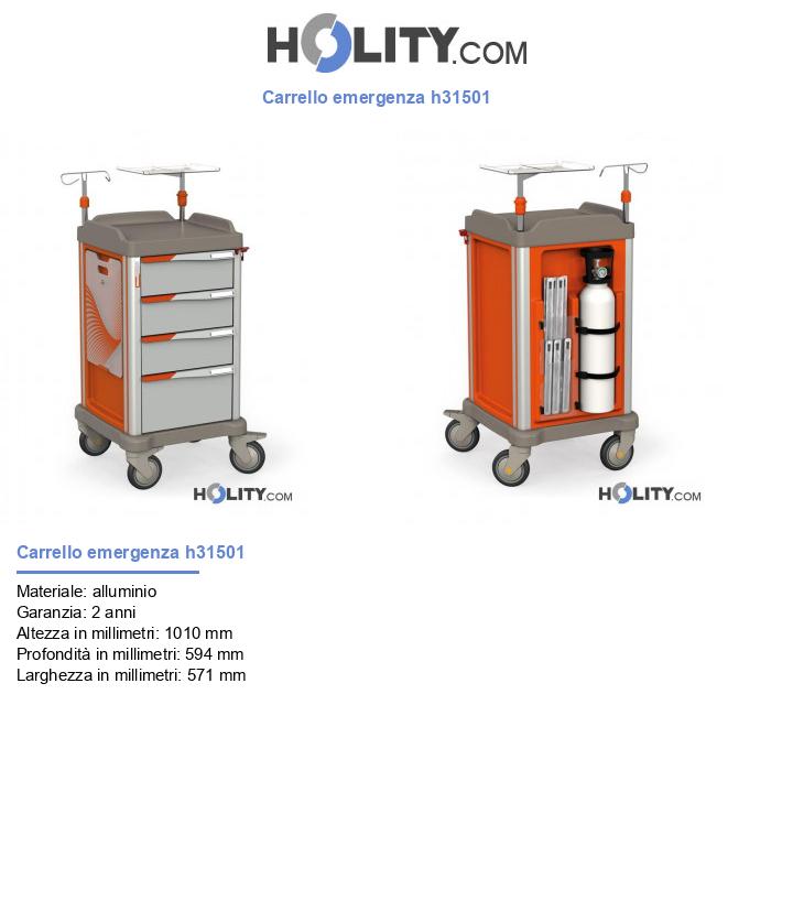 Carrello emergenza h31501
