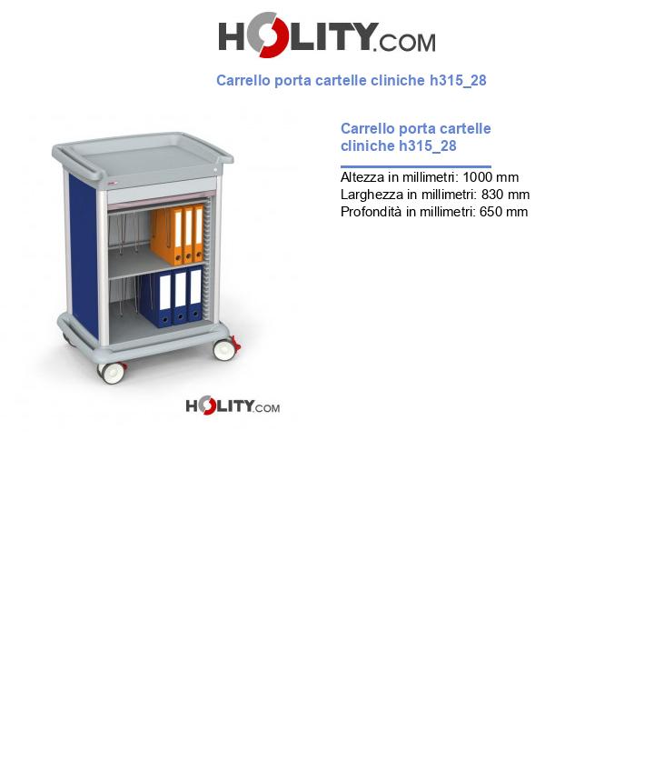 Carrello porta cartelle cliniche h315_28