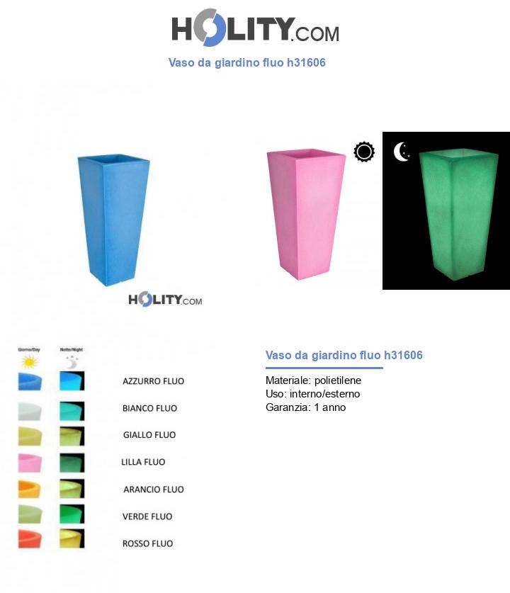 Vaso da giardino fluo h31606