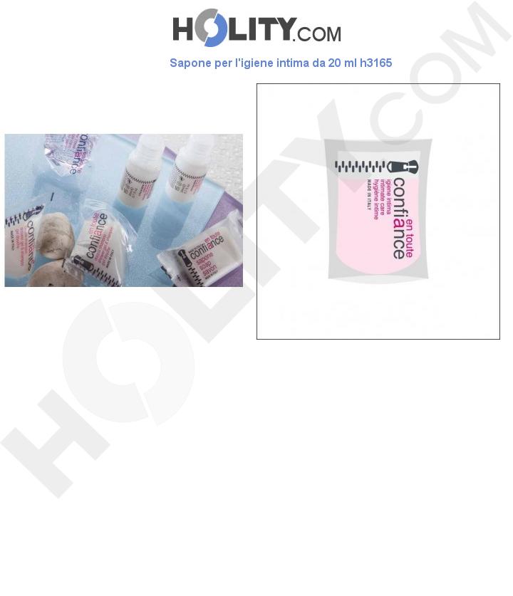 Sapone per l'igiene intima da 20 ml h3165