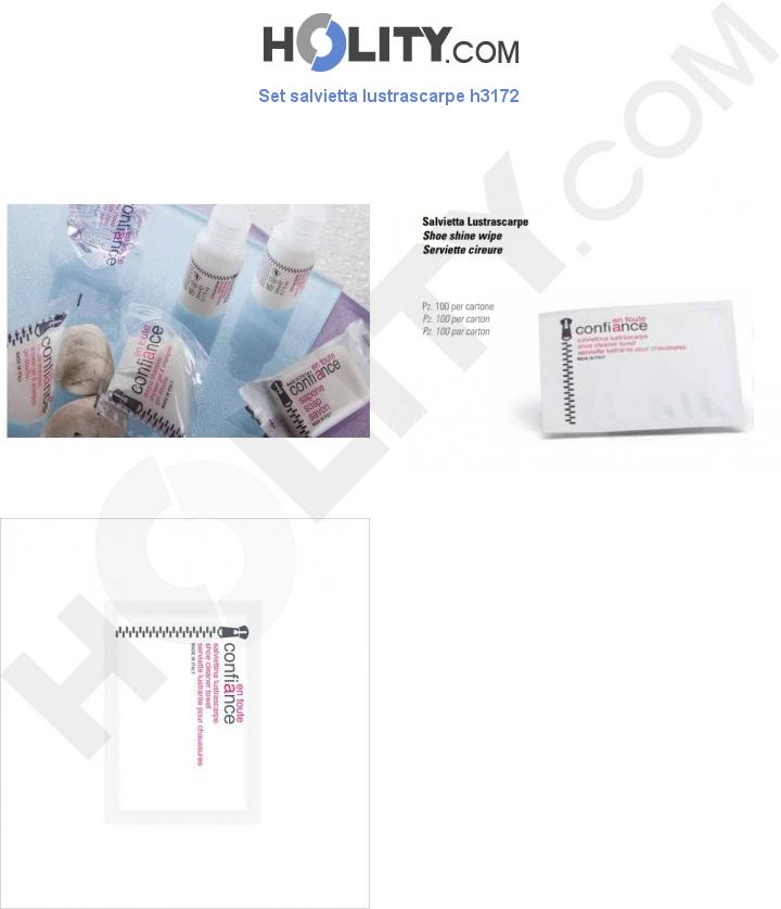 Set salvietta lustrascarpe h3172