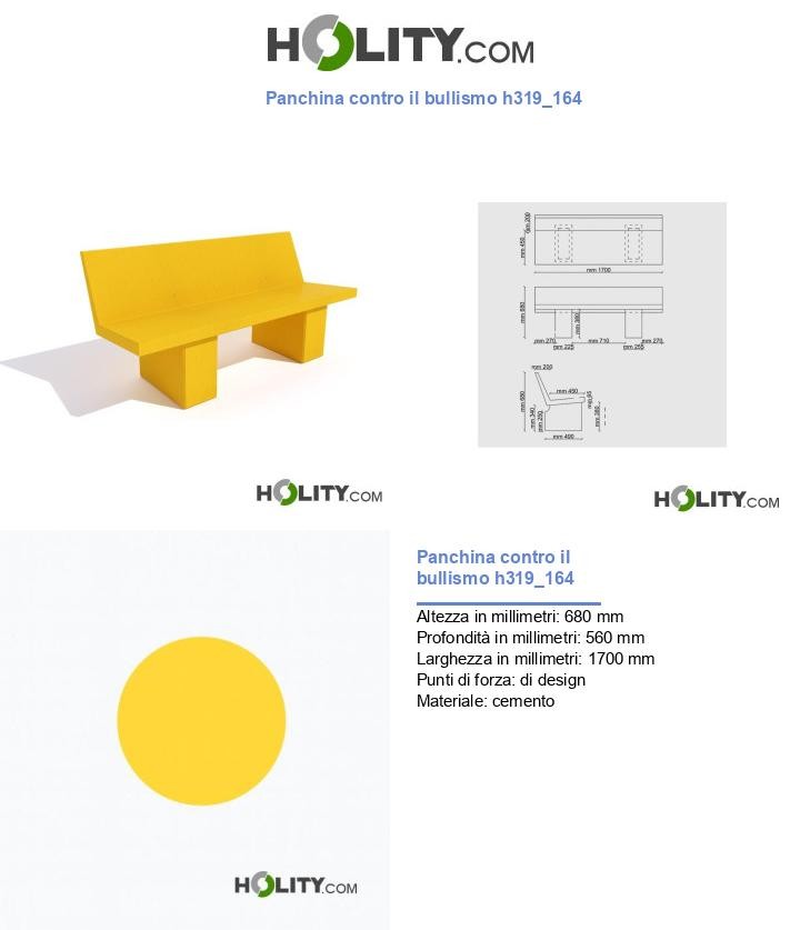 Panchina contro il bullismo h319_164