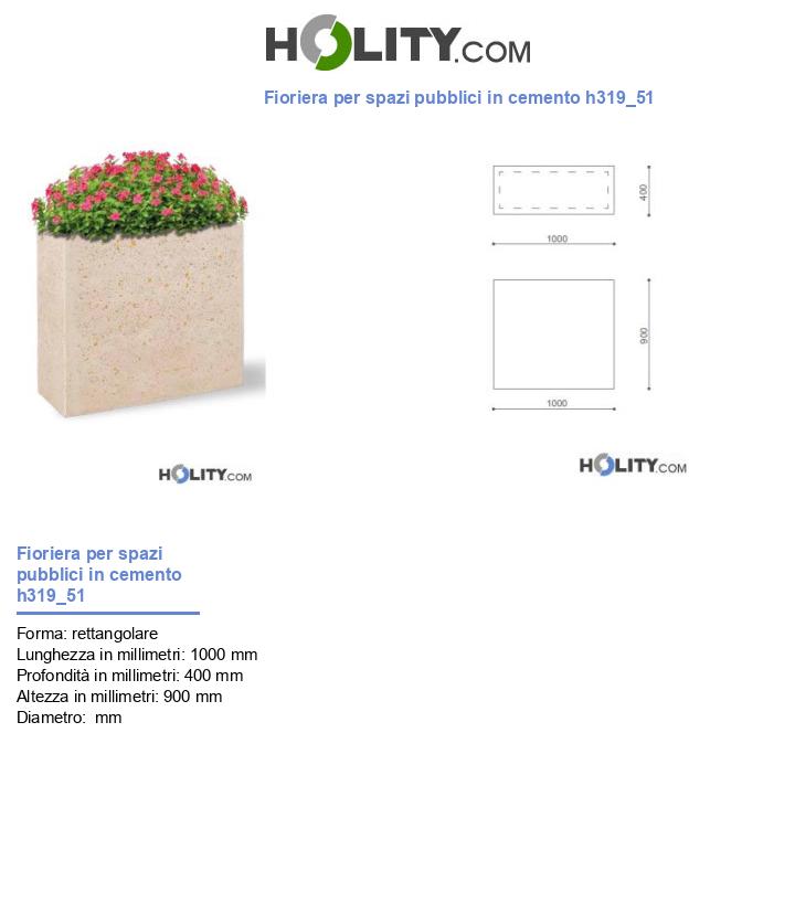 Kante Fioriera In Cemento Grigio Scuro, Diametro 38,9 Cm, Altezza 43,9 Cm