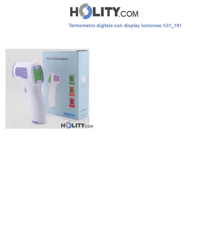 Termometro digitale con display luminoso h31_191