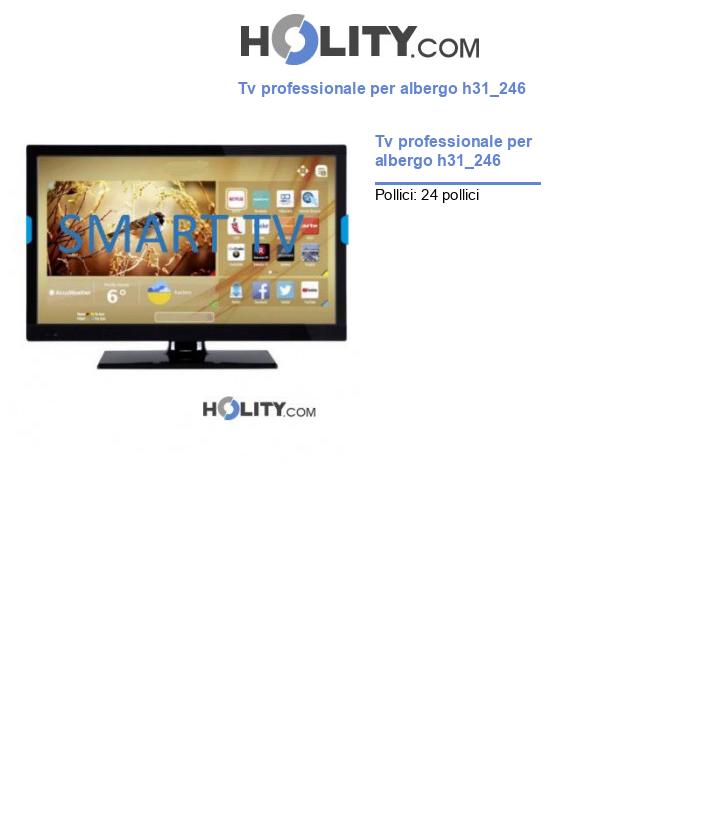 Tv professionale per albergo h31_246