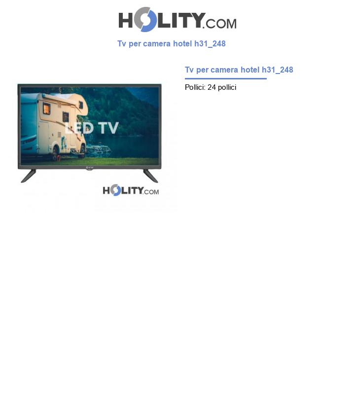Tv per camera hotel h31_248