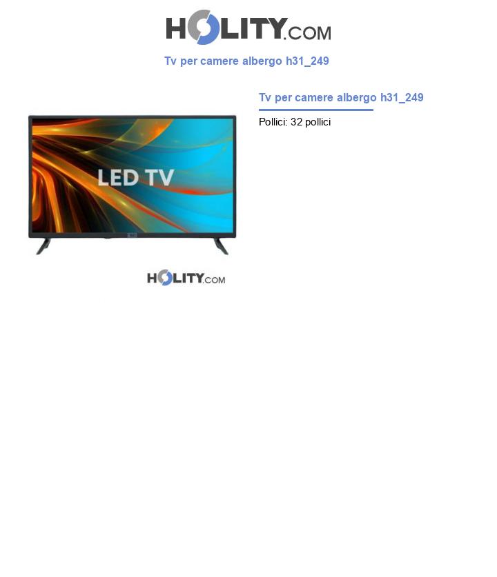 Tv per camere albergo h31_249