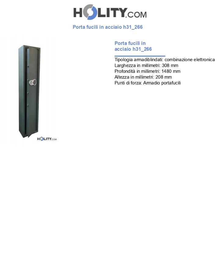 Porta fucili in acciaio h31_266
