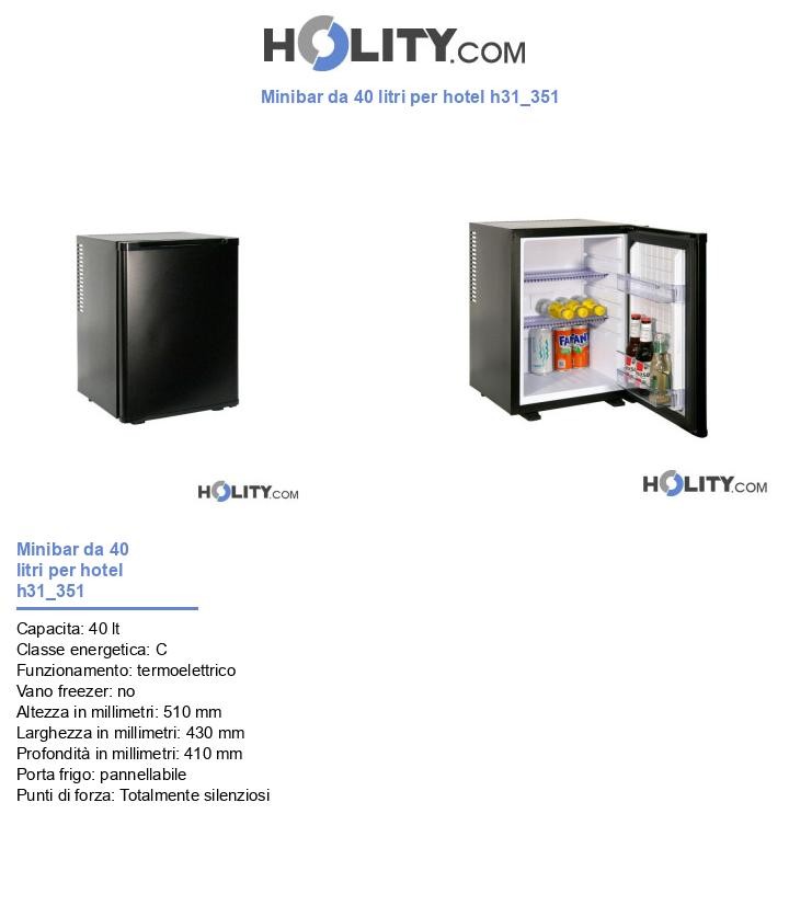 Minibar da 40 litri per hotel h31_351