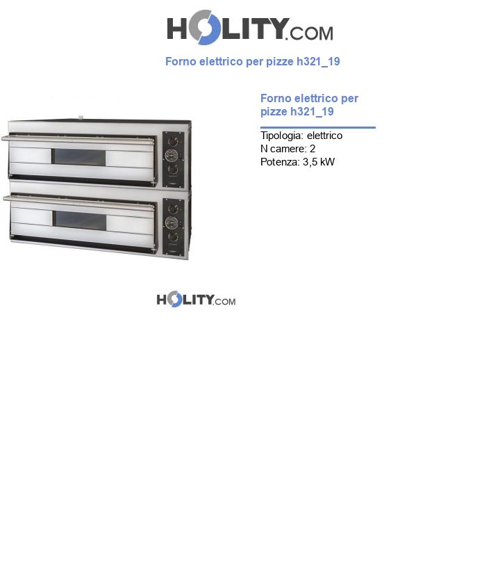 Forno elettrico per pizze h321_19