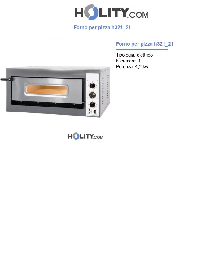Forno per pizza h321_21