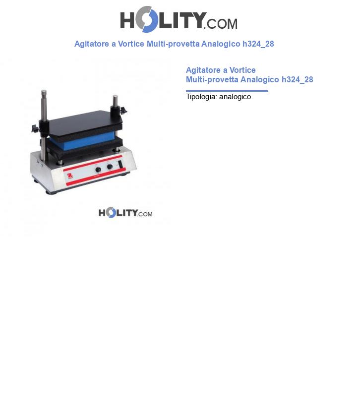 Agitatore a Vortice Multi-provetta Analogico h324_28
