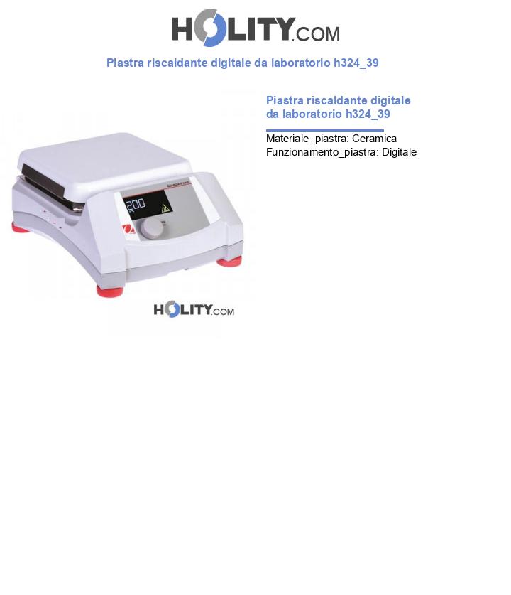 Piastra riscaldante digitale da laboratorio h324_39