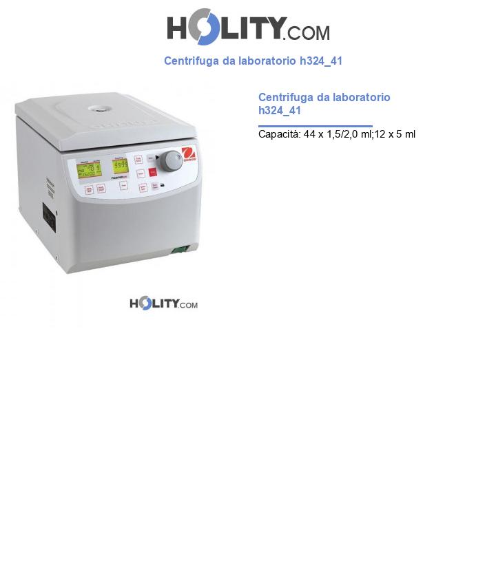 Centrifuga da laboratorio h324_41