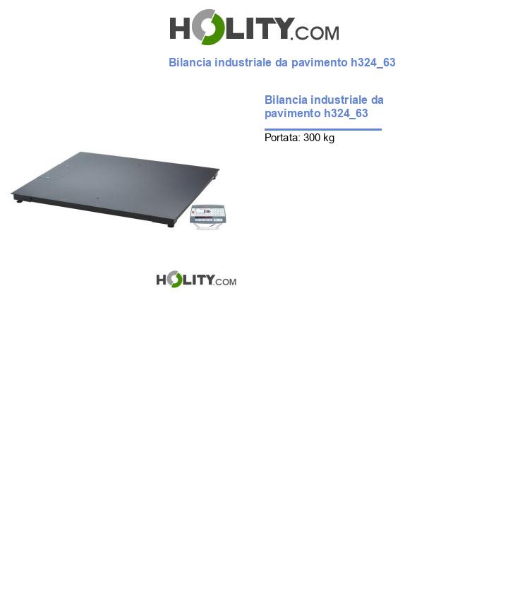 Bilancia industriale da pavimento h324_63