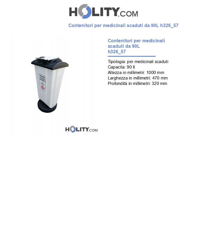 Contenitori per medicinali scaduti da 90L h326_57