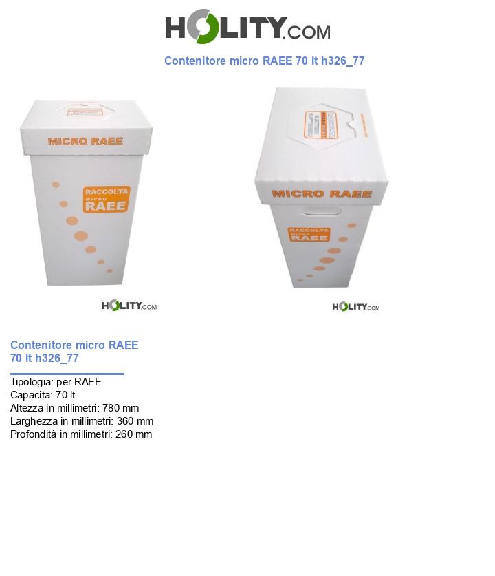 Contenitore micro RAEE 70 lt h326_77