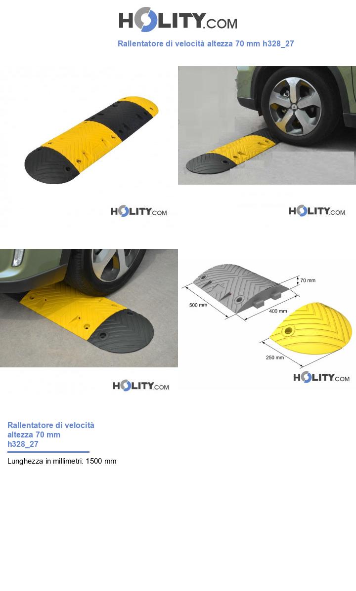 Rallentatore di velocità altezza 70 mm h328_27
