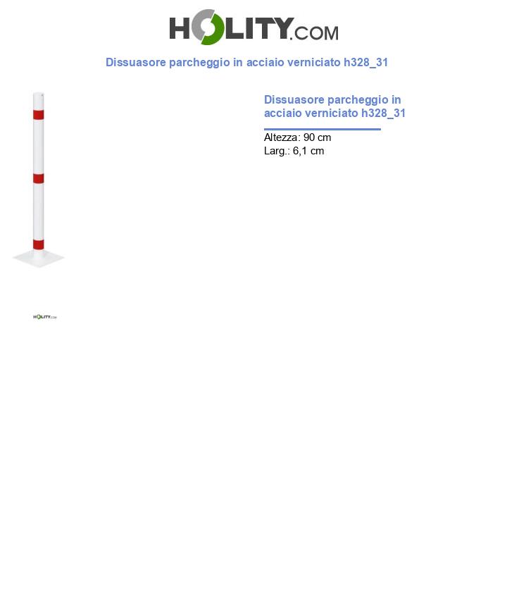 Dissuasore parcheggio in acciaio verniciato h328_31