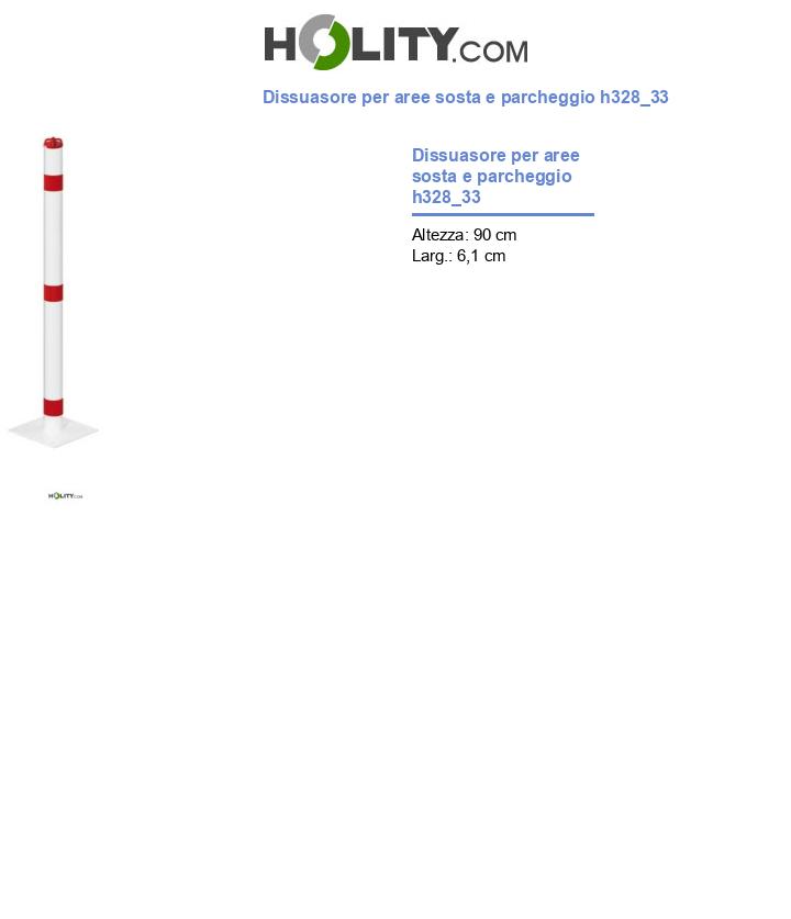 Dissuasore per aree sosta e parcheggio h328_33