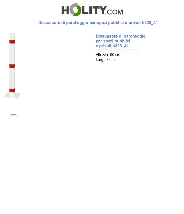 Dissuasore di parcheggio per spazi pubblici e privati h328_41