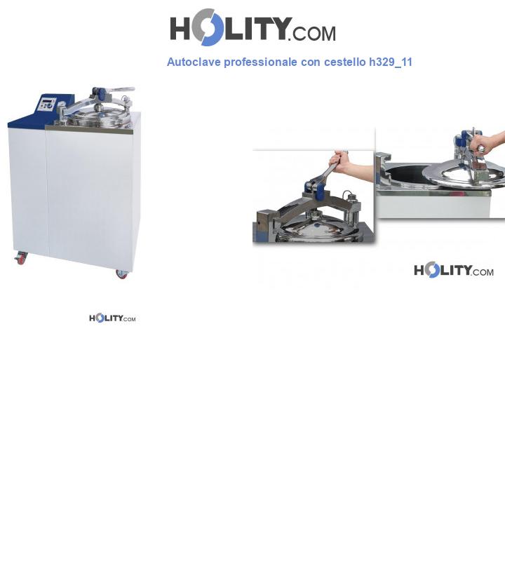 Autoclave professionale con cestello h329_11
