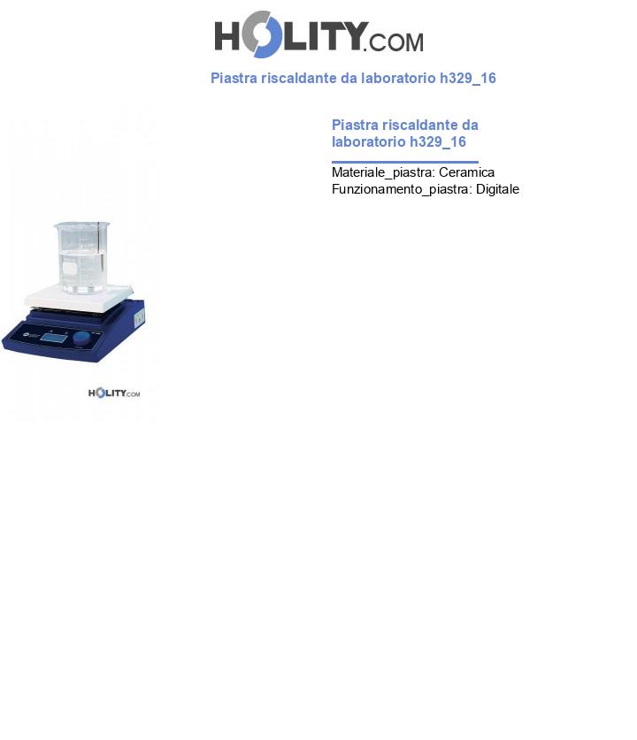 Piastra riscaldante da laboratorio h329_16