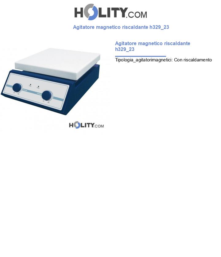 Agitatore magnetico riscaldante h329_23