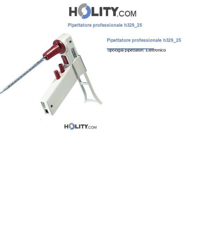 Pipettatore professionale h329_25