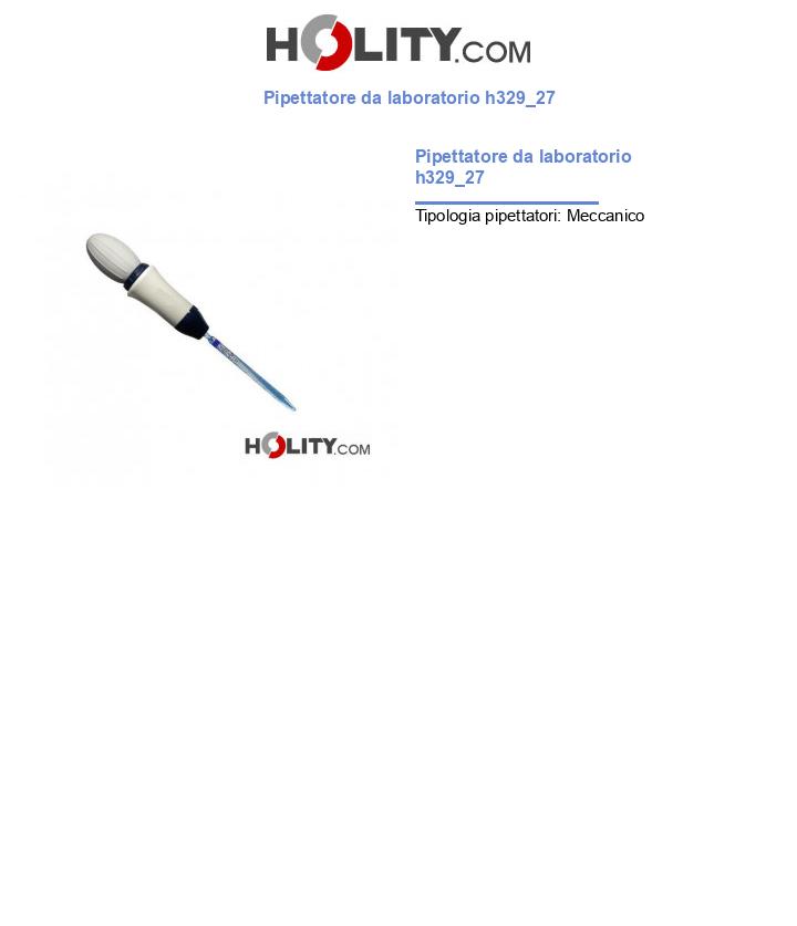 Pipettatore da laboratorio h329_27
