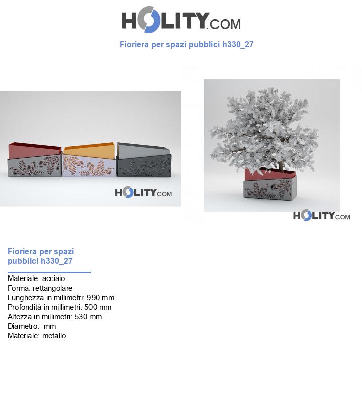 Fioriera per spazi pubblici h330_27