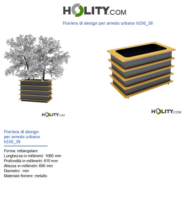 Fioriera di design per arredo urbano h330_39