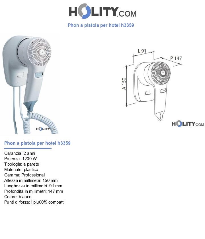 Phon a pistola per hotel h3359
