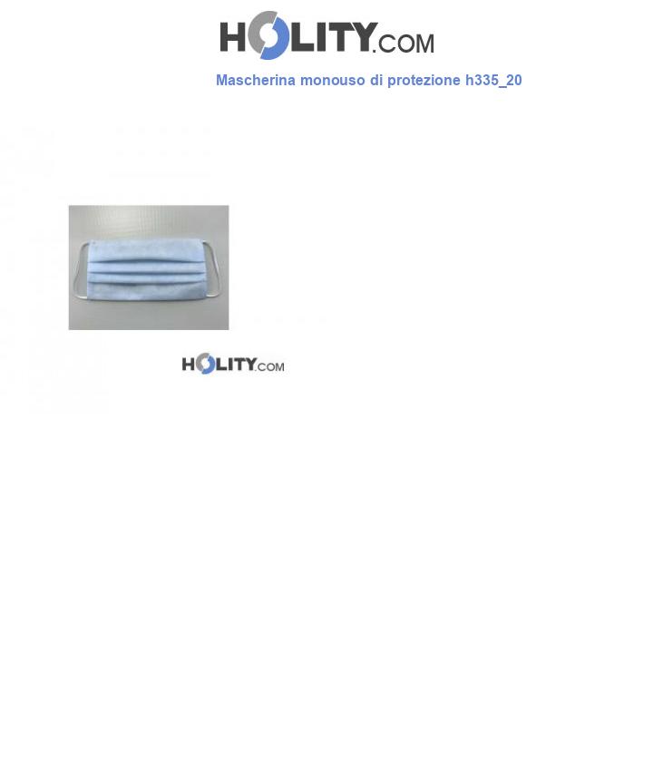 Mascherina monouso di protezione h335_20