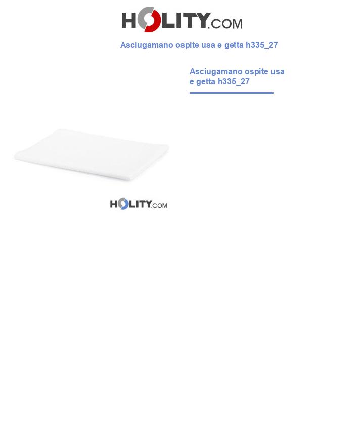 Asciugamano ospite usa e getta h335_27