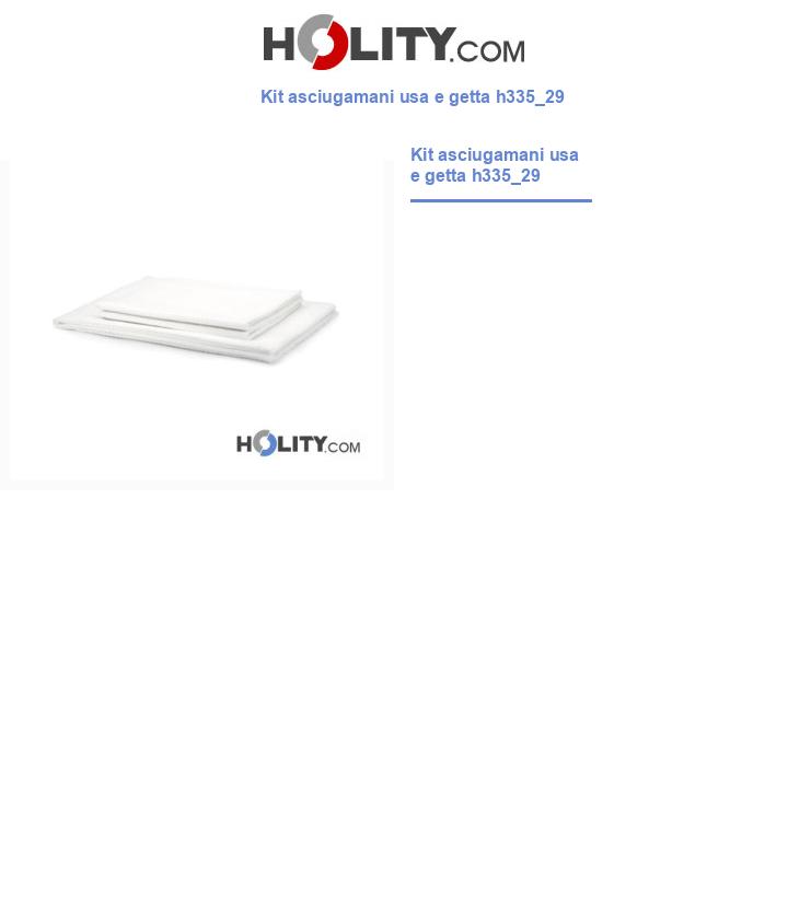 Kit asciugamani usa e getta h335_29