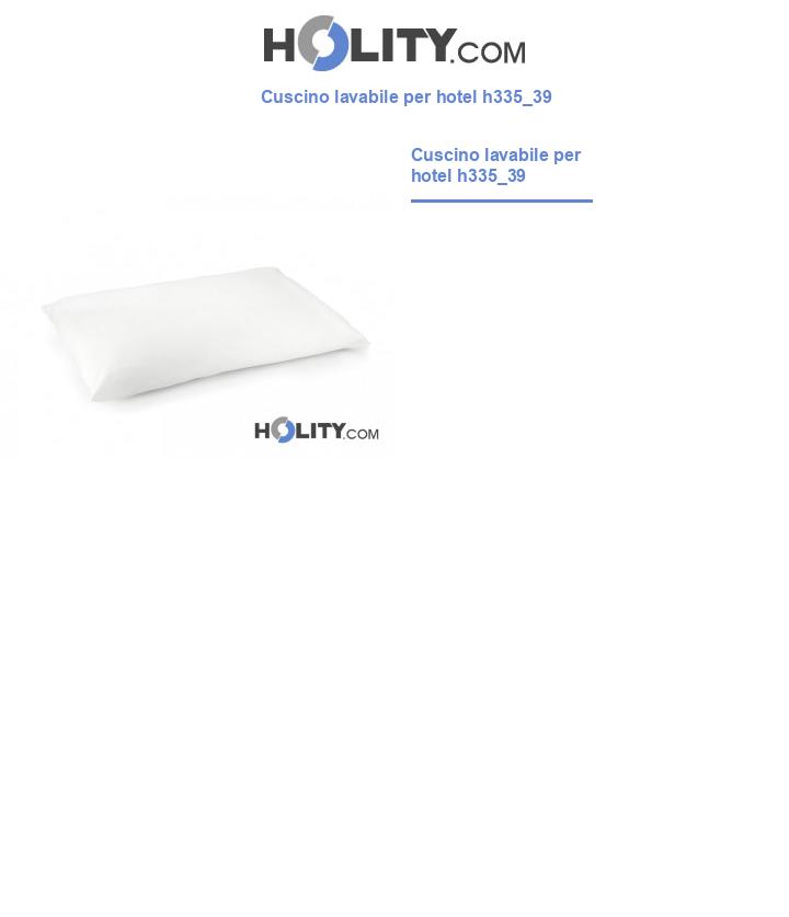 Cuscino lavabile per hotel h335_39