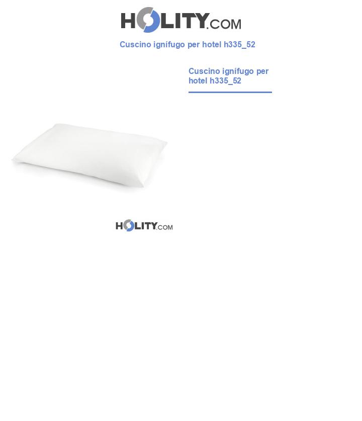 Cuscino ignífugo per hotel h335_52