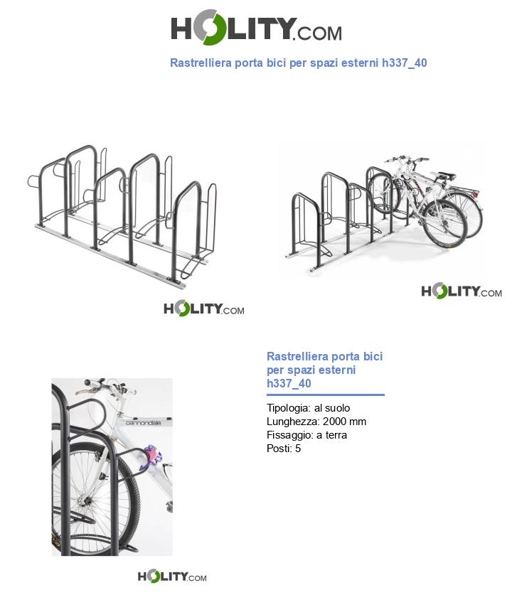 Rastrelliera porta bici per spazi esterni h337_40