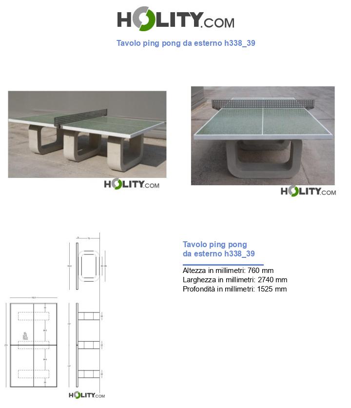 Tavolo ping pong da esterno h338_39