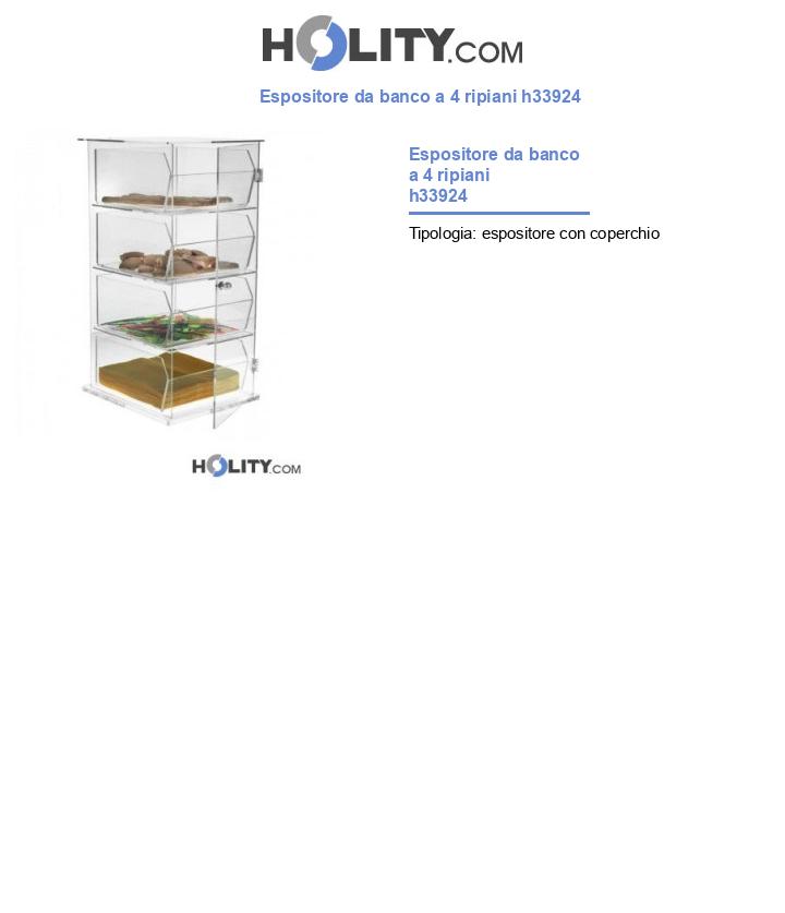 Espositore da buffet a 4 ripiani h33924