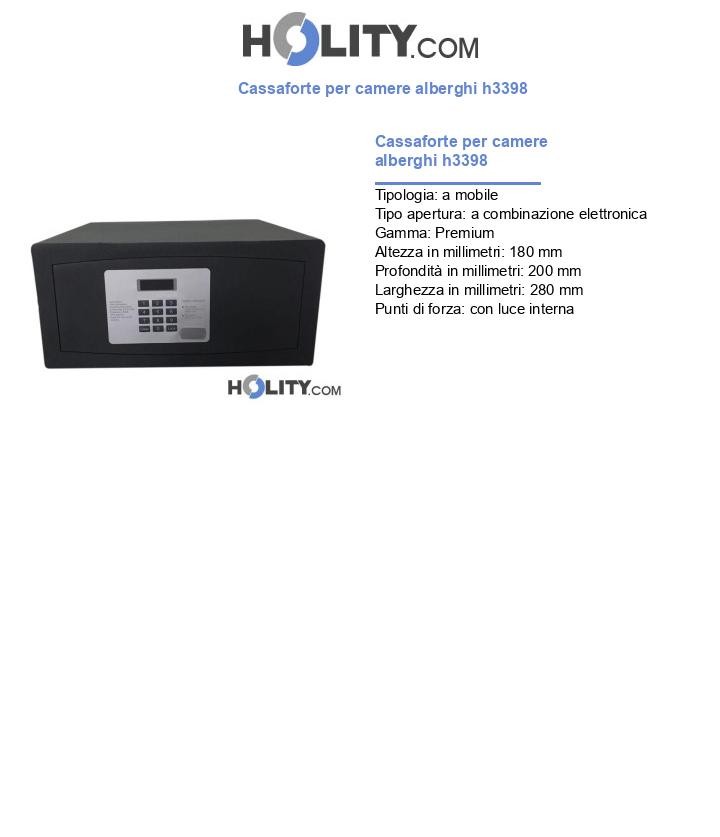 Cassaforte per camere alberghi h3398