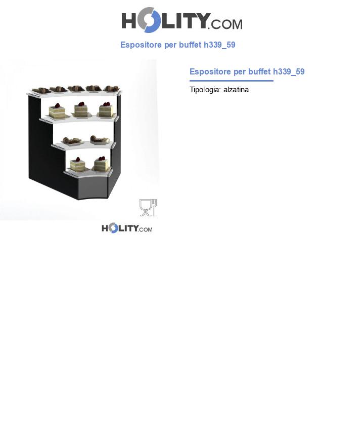 Espositore per buffet h339_59
