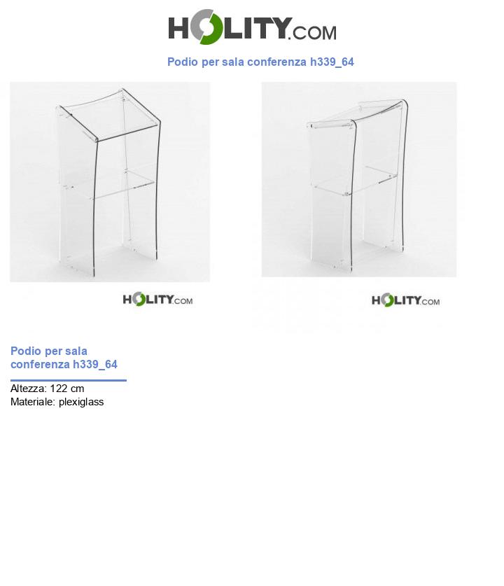 Podio per sala conferenza h339_64